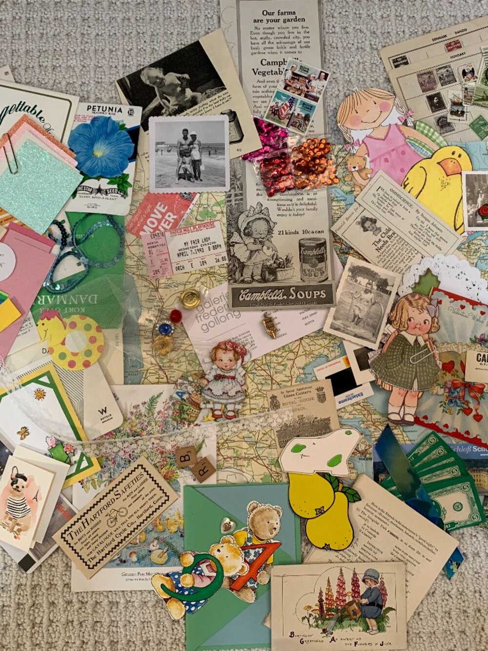 Vintage (and a bit of current) Ephemera for Junk Journaling.  Buyer gets ALL!